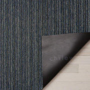 Shag Skinny Stripe Indoor/Outdoor Rug by Chilewich Rug Chilewich Doormat (18" x 28") Forest 