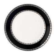 Lotos Ibis Black Pasta or Soup Plate, 9.4" by Wolfgang von Wersin for Nymphenburg Porcelain Dinnerware Nymphenburg Porcelain 