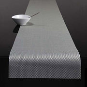 Chilewich: Basketweave Woven Vinyl 14" x 72" Table Runners CLEARANCE Placemat Chilewich Ice 