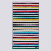 Carlie Multicolor Chevron Cotton Beach Towel, 39" x 71" by Missoni Home Beach Towels Missoni Home 