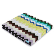 Carlie Multicolor Chevron Cotton Bath Sheet, 31" x 63" by Missoni Home Bath Towels & Washcloths Missoni Home 