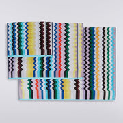 Carlie Multicolor Chevron Cotton 5 Piece Set (2 Hand, 2 Bath, 1 Bath Sheet) by Missoni Home Bath Towels & Washcloths Missoni Home 