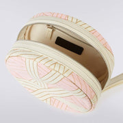 Nastri Pink Round Beauty Case by Missoni Home Cosmetic Bag Missoni Home 