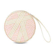 Nastri Pink Round Beauty Case by Missoni Home Cosmetic Bag Missoni Home 