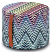 Kew Patchwork Cylinder Pouf by Missoni Home Ottoman Cushions Missoni Home 170 