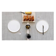 Chilewich: Basketweave Woven Vinyl Placemats Sets of 4 & Runners Placemat Chilewich 