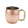 Moscow Mule Copper Mug with Lining, 16 oz. by Modern Mixologist Barware Modern Mixologist Hammered 