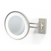 BS 36 3x LED Cosmetic Mirror by Decor Walther Mirror Decor Walther Satin Nickel 