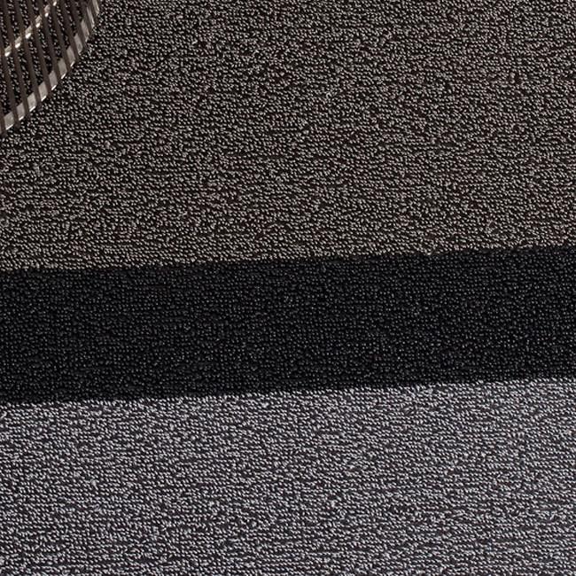 Chilewich - Bold Stripe Shag Doormat Pebble-18 x 28