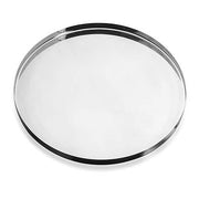 Stile Round Serving Tray, Stainless Steel, 15.75" by Pininfarina and Mepra Serving Tray Mepra 