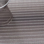 Block Stripe Shag Indoor/Outdoor Vinyl Floor Mat by Chilewich Rug Chilewich 18" x 28" Doormat Taupe 