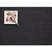Chilewich: Bouclé Woven Vinyl Placemats Set of 4 Placemat Chilewich Rectangle 14" x 19" Noir 