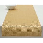 Chilewich: Basketweave Woven Vinyl Placemats Sets of 4 & Runners Placemat Chilewich Runner 14" x 72" Gilded 
