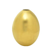 Egg Vase by Ted Muehling for Nymphenburg Porcelain Nymphenburg Porcelain Goose Egg Gold Matte 