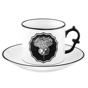 Herbariae Tea Cup & Saucer, White by Christian Lacroix for Vista Alegre Dinnerware Vista Alegre 