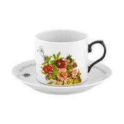 Petites Histoires Tea Cup & Saucer, Set of 2 by Sam Baron for Vista Alegre Dinnerware Vista Alegre 