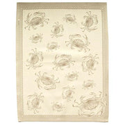 Blue Crab Natural Cotton Kitchen Towel, 31" x 22", Set of 4 by Abbiamo Tutto Dish Towel Abbiamo Tutto 