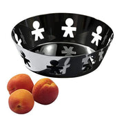 Girotondo Round Basket by King-Kong for Alessi Fruit Bowl Alessi 7" Stainless Steel 