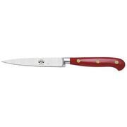 Straight Paring Knives with Lucite Handles by Berti Knife Berti Red lucite 