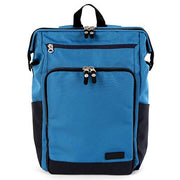 Two-Tone Gaba City Backpack by Harvest Label Backpack Harvest Label Blue 