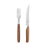 Steak Fork and Knife Set by Sarah Wiener for Pott Germany Knife Pott Germany Plum Wood 