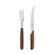 Steak Fork and Knife Set by Sarah Wiener for Pott Germany Knife Pott Germany Walnut Wood 