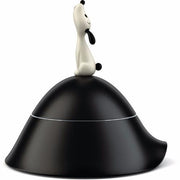 Lula Small Dog Bowl by Miriam Mirri for Alessi Dog Alessi Black 