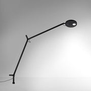 Demetra LED Table Task Lamp by Naoto Fukasawa for Artemide Lighting Artemide Matte Black Inset Pivot Warm 3000K