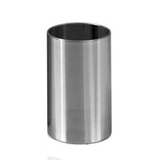 Round DW104 Stainless Steel Wastebasket, 12.6" by Decor Walther Trash Cans & Wastebaskets Decor Walther Stainless Steel Matte 