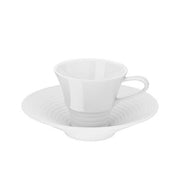 Pulse Espresso Cup with Handle & Saucer by Hering Berlin Mug Hering Berlin Espresso Cup with Saucer 