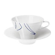 Granat Coffee/Tea Cup with Conical Saucer by Hering Berlin Mug Hering Berlin 