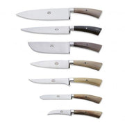 No. 321 Small Set of 7 Kitchen Knives with Ox Horn Handles by Berti Knive Set Berti 