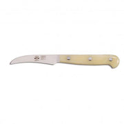 No. 3216 Coltello Curved Paring Knife with White Lucite Handle by Berti Knife Berti 