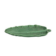 Leaves Banana Leaf Bowl, 15" by Bordallo Pinheiro Dinnerware Bordallo Pinheiro Green 