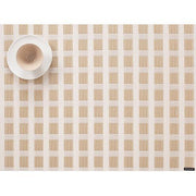 Stitch Rectangular Woven Vinyl Placemat by Chilewich Placemat Chilewich 