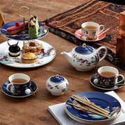 Wonderlust Tea Cup & Saucer, 5 oz, Rococo Flowers by Wedgwood Dinnerware Wedgwood 