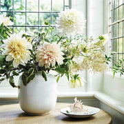 White Folia Vase Rounded, 8.3" by Wedgwood Dinnerware Wedgwood 