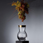 Femme Fatale 16.5" Gold Vase by Rony Plesl for Ruckl Glassware Ruckl 