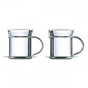 Filio Tea Mug by Mono GmbH Mugs Mono GmbH Set of 2 with Saucer 
