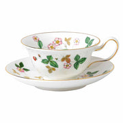 Wild Strawberry Teacup & Saucer Peony by Wedgwood Dinnerware Wedgwood 