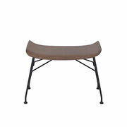 S/Wood Footrest by Philippe Starck for Kartell Chair Kartell Basic Veneer Dark Wood/Black 