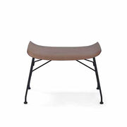 S/Wood Footrest by Philippe Starck for Kartell Chair Kartell Slatted Ash Dark Wood/Black 