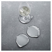 Wine Stainless Steel Coasters, 4 Pieces by Thomas Sandell for Georg Jensen Coasters Georg Jensen 