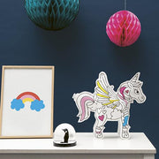 Lily the Unicorn 'Inflatable' Paper COLOR ME Toy by Omy France Poster OMY 
