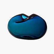 Art Glass Vase by Kate Hume for When Objects Work Vase When Objects Work Pebble Night Blue 