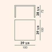 Invisible Dining Table, 28.75" h. by Tokujin Yoshioka for Kartell Furniture Kartell 