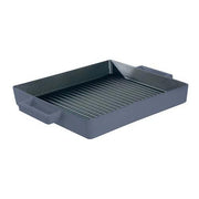 Terracotto Cast Iron Square Grill Pan, Myrtle/Blue by Sambonet Cookware Sambonet 