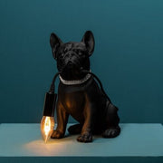 Francis the Frenchie Bulldog Table Lamp SHIPPING LATE SPRING 2023 Lighting Amusespot 
