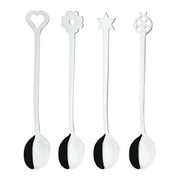 Lucky Charms 4-Piece Party Spoon Set by Sambonet Spoon Sambonet Stainless Steel 