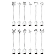 Living 12-Piece Party Fashion Party Spoons Set by Sambonet Spoon Sambonet Stainless Steel 